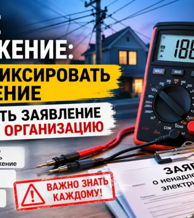 Низкое напряжение: как зафиксировать нарушение и составить заявление в сетевую организацию – фото №4