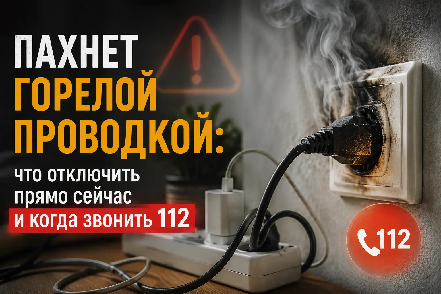 Пахнет горелой проводкой: что отключить прямо сейчас и когда звонить 112 – фото №1