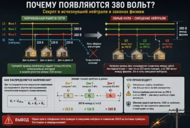Обрыв нуля: почему в розетке оказывается 380 вольт и что успевает сгореть – фото №33