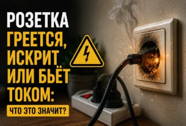 Розетка греется, искрит или бьёт током: три разных симптома и почему один опаснее остальных – фото №15
