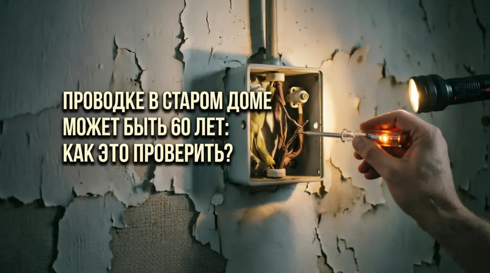 Старый дом в Истре или Волоколамске: почему проводке может быть 60 лет и как это понять, фото №1 Старый дом в Истре или Волоколамске: почему проводке может быть 60 лет и как это понять – фото №1